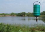 Hanging Fish Feeder w/ On Time Solar Elite Fish Motor