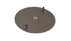 On Time Spin Plate with Rivets